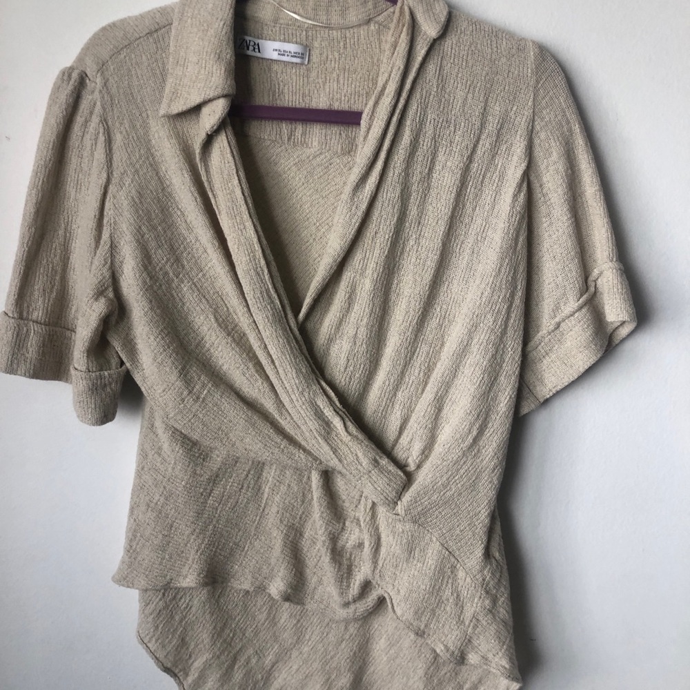 Cream, knit top